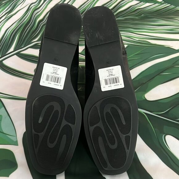 Kenneth Cole, black, leather wedge booties - Picture 5 of 8